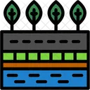 Riverbank Riverside River Shore Symbol