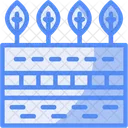 Riverbank Riverside River Shore Symbol