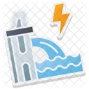 Rivers Drainage Energy Icon