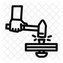 Riveting Blacksmith Metal Icon