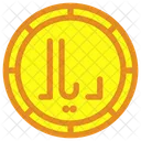 Riyal Qatar Saudi Icon