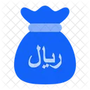 Riyal money bag  Icon