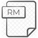 Rm Datei Dokument Datei Icon