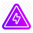 Rning Sign Thunderbolt Lighting Icon