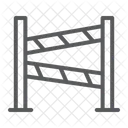 Road Fence Construction Icon