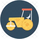 Road Roller Tractor Icon