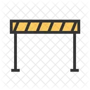 Road Barrier Work Icon
