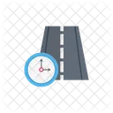 Road Track Clock Icon