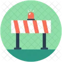 Road Barrier Construction Icon