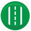 Road Track Sign Icon