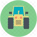 Road Roller Tractor Icon