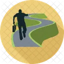 Road Path Direction Icon
