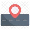 Road Navigation Location Icon