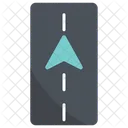 Road Navigation Arrow Icon