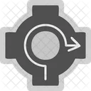Road Traffic Roundabout Icon
