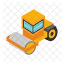 Road Roller Construction Icon