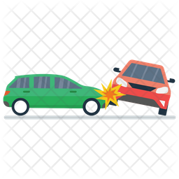 Road Accident Icon - Download in Flat Style