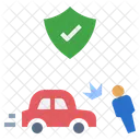 Road Accident Car Crash Bump Icon