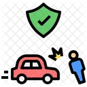 Road Accident Car Crash Bump Icon