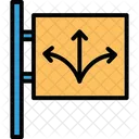 Road Arrows Road Directions Road Sign Icon