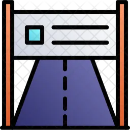 Road Banner  Icon