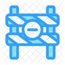 Road barrier  Icon