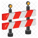 Road Barrier Street Block Safety Barrier Icon