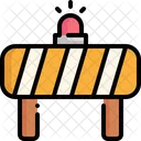 Road Barrier Barrier Road Block Icon