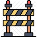 Road Barrier Construction Barrier Icon