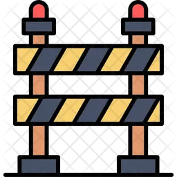 Road barrier  Icon