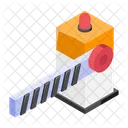 Barrier Gate Construction Icon