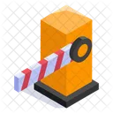 Barrier Gate Construction Icon