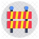 Road Barrier Road Hurdles Traffic Barrier Icon