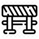 Road Block Barrier Sign Icon
