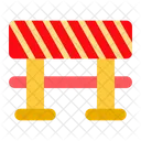 Road Block Barrier Sign Icon