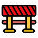 Road Block Barrier Sign Icon