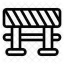Road Block Barrier Sign Icon