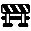 Road Block Barrier Sign Icon