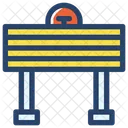 Road Block Project Worker Icon