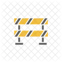Road Block Construction Road Barrier Icon