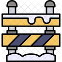Road Block Barriers Block Icon