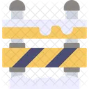 Road Block Barriers Block Icon