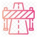 Road Block No Entry Barrier Icon