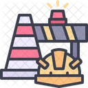 Road Block Traffic Barrier Barrier Icon