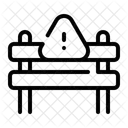 Road Blockade Work In Progress Barrier Icon