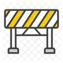 Road Blocker Construction Barrier Icon