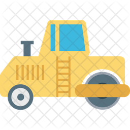 Road Bulldozer Icon