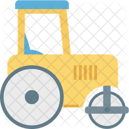 Road Bulldozer Icon
