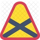 Road Closed Barrier Caution Icon
