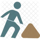Road construction worker  Icon